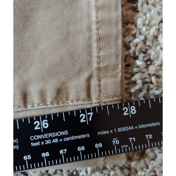 Polo Jeans Co Ralph Lauren Denim 34 Light Brown Straight Weathered Distressed - Picture 8 of 8
